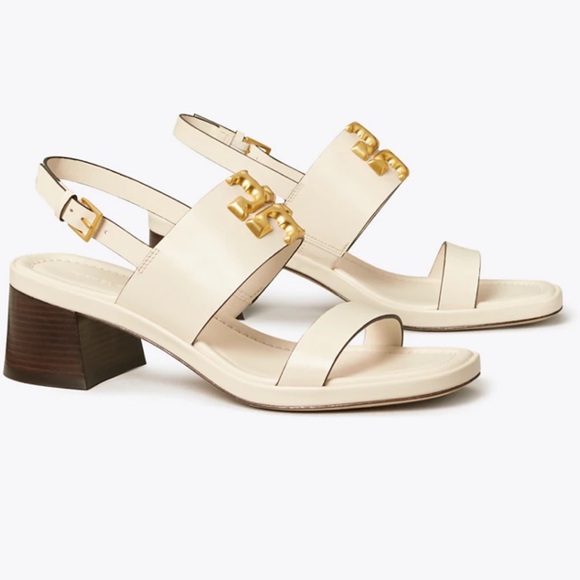 Tory Burch Shoes - New Tory Burch Women's Eleanor Heeled Sandal in New Ivory